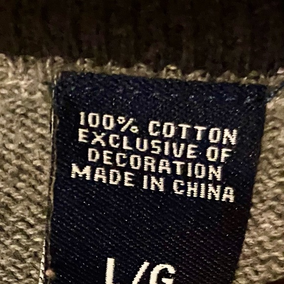 Chaps Ralph Lauren brand: Mens size Large. Cardigan Button Up Sweater. Preowned - Picture 3 of 10